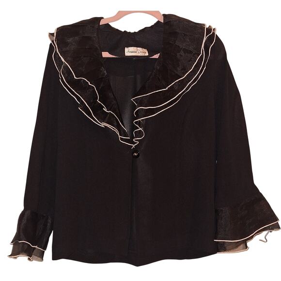 Vintage Hosanna Design 2 Piece Witchy Dark Academia Size M Skirt Set Whimsygoth - Picture 2 of 8